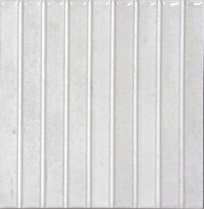 Drift 6" X 6" 3D Ripple Field Tile - White