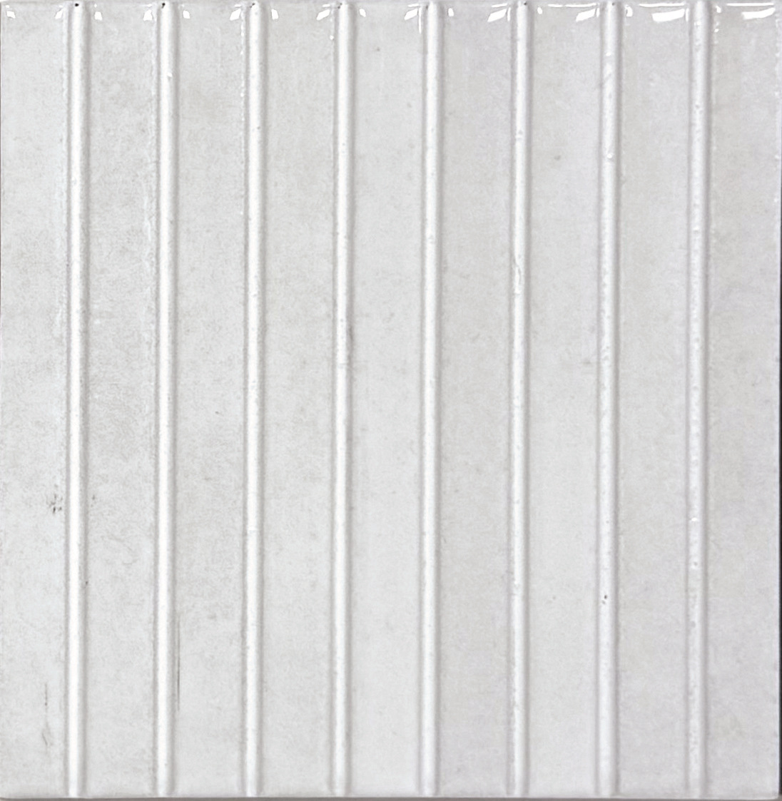 Drift 6" X 6" 3D Ripple Field Tile - White
