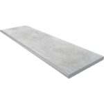 Forest 12" X 48" Unglazed Bullnose Porcelain Coping - Silver