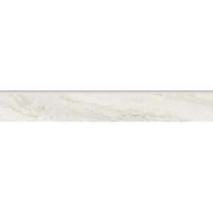 3 1/2" X 24" Gemstone Glazed Bullnose: White