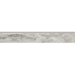 3 1/2" X 24" Gemstone Glazed Bullnose: Silver