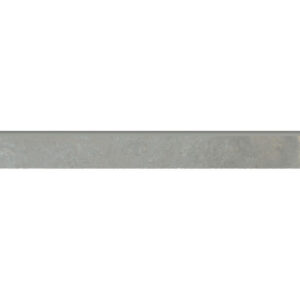 Midtown: 3" X 24" Glazed Bullnose - Cast Nickel