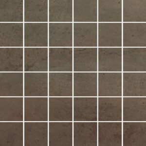 Midtown: 2" X 2" Square Mosaic - Iron Oxide