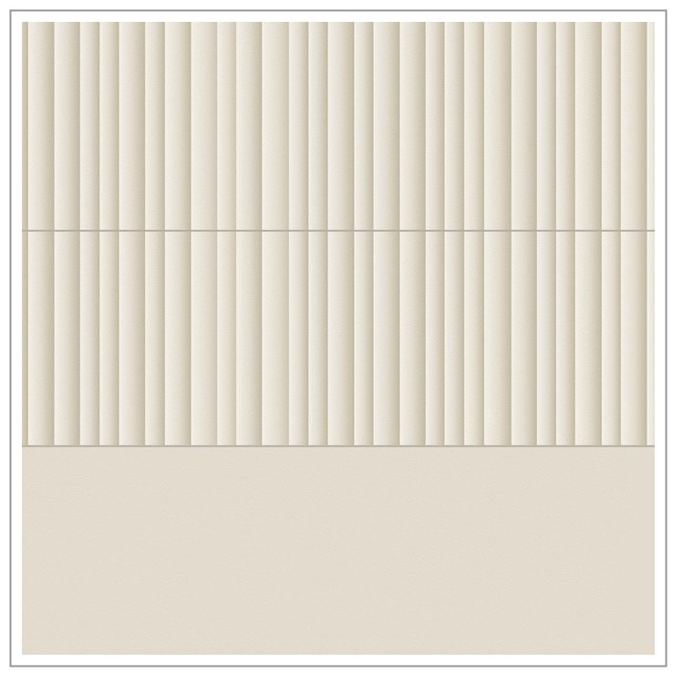 Pera Tile Chroma 20" x 20" Concept Board - Tiers 3D White (CB00050-05)
