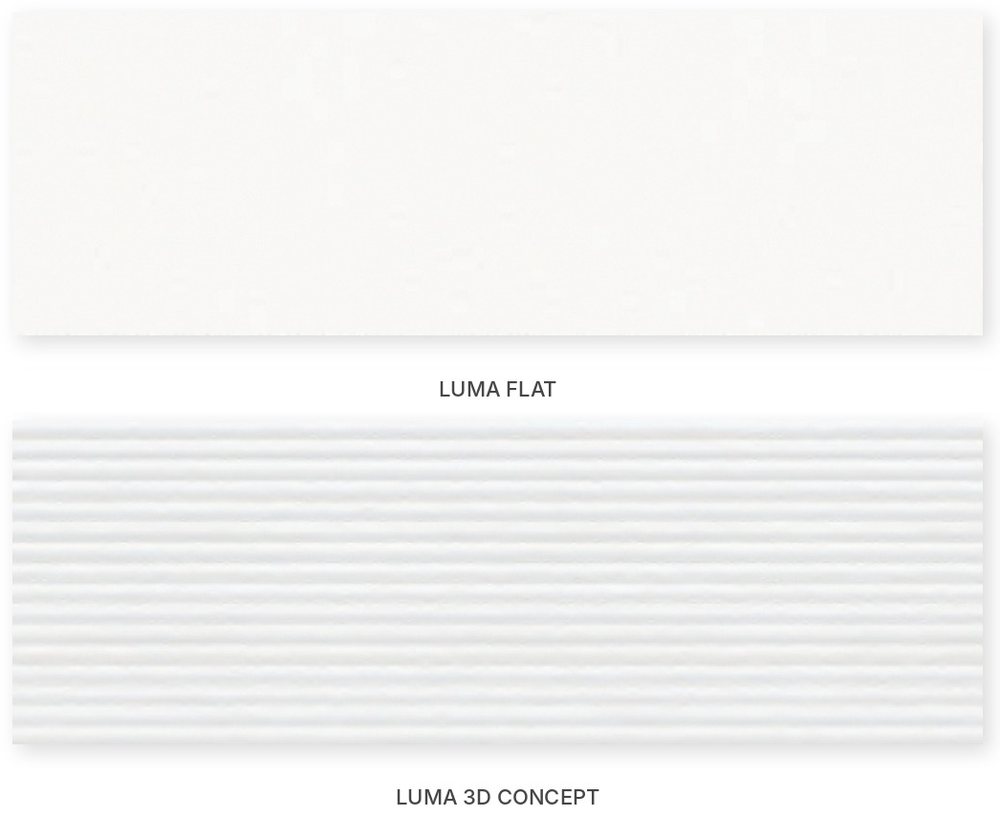 Pera Tile Galerie 12" x 36" Full Size Set - Luma Flat & 3D Concept (FS00068-01)