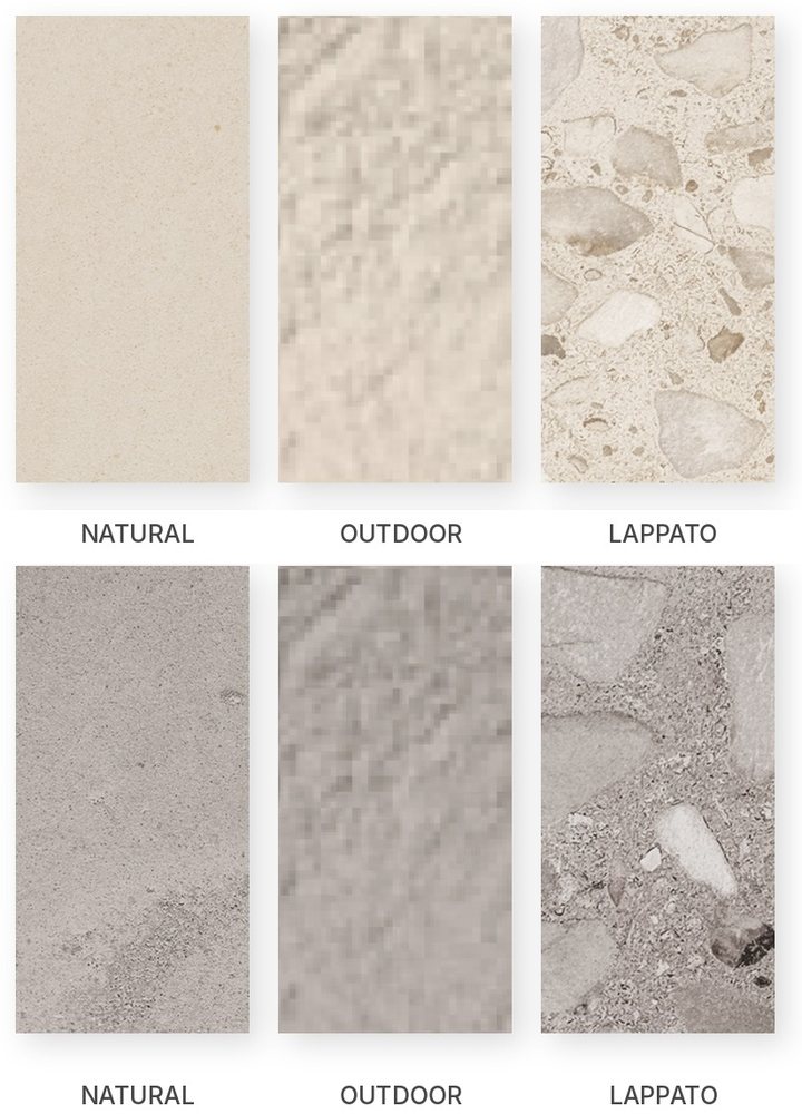 Pera Tile Petravera 6" x 12" Swatch Set Natural + Outdoor R11 +Lappato (SW00064-01)