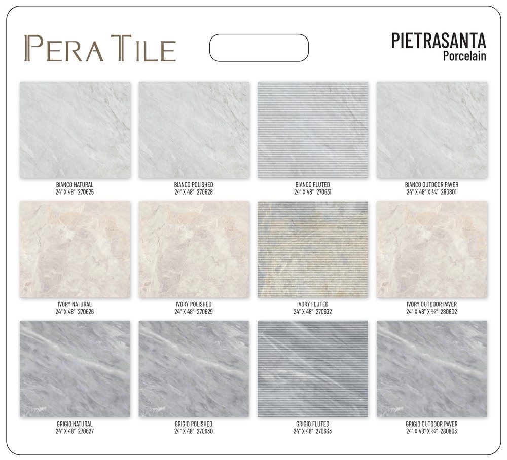 Pera Tile Pietrasanta 20" x 22" Dealer Board (DB00060)