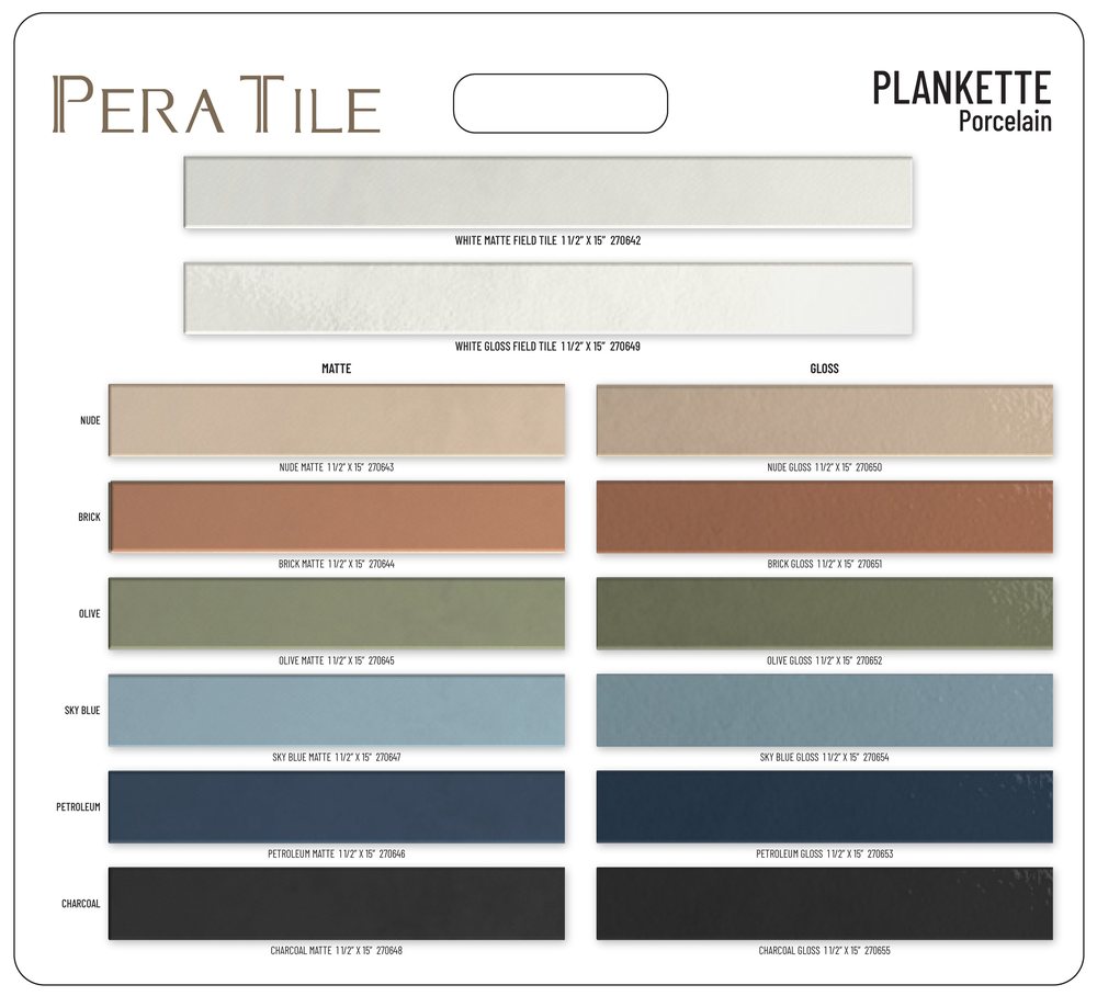 Pera Tile Plankette 20" x 22" Dealer Board (DB00063)