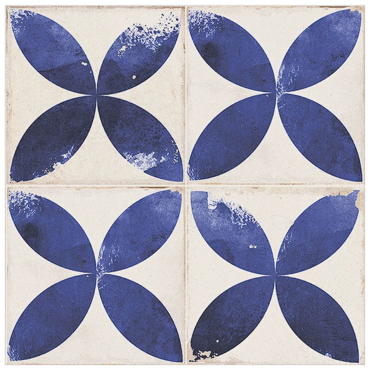 Pera Tile Village 12" x 12" Concept Board - Daroca Blue (CB00023-07)