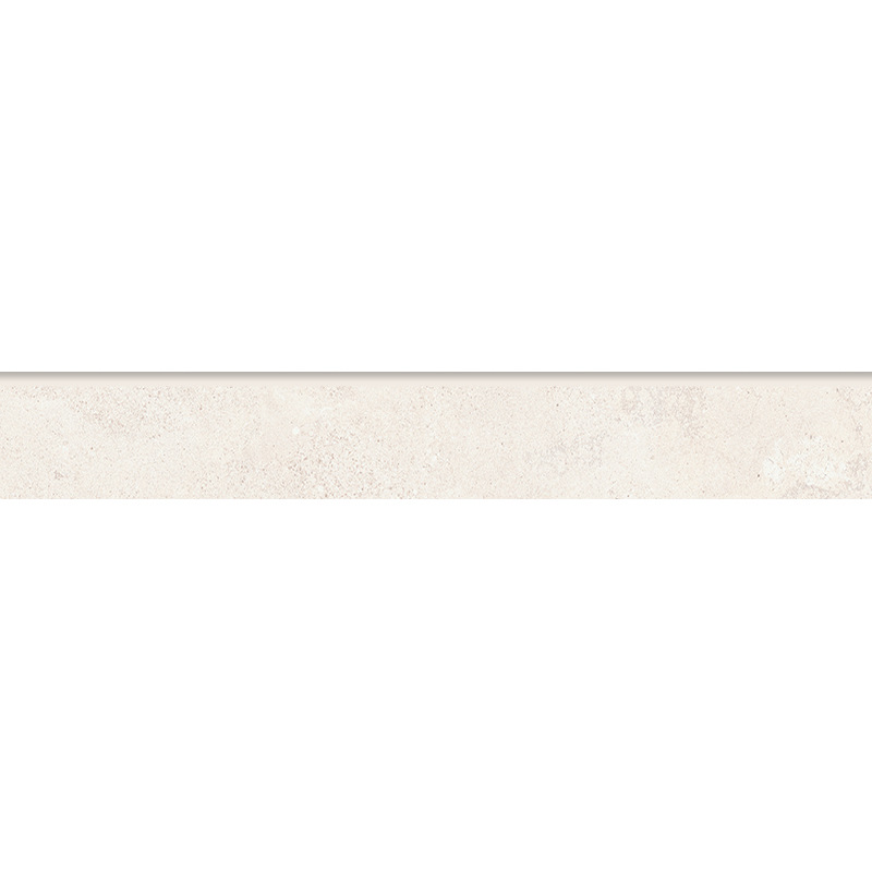 3 1/2" X 24" Glazed Bullnose Trim Silky Stone: Light