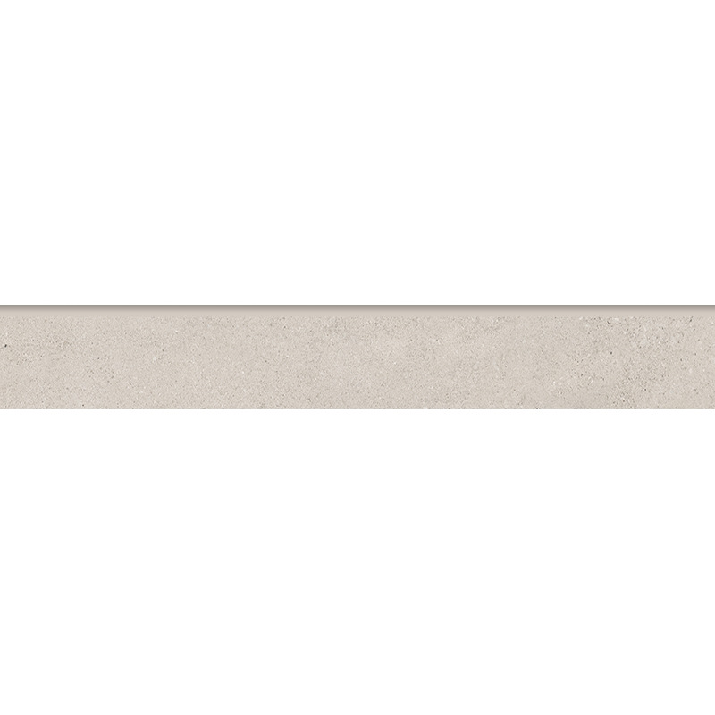 3 1/2" X 24" Glazed Bullnose Trim Silky Stone: Greige