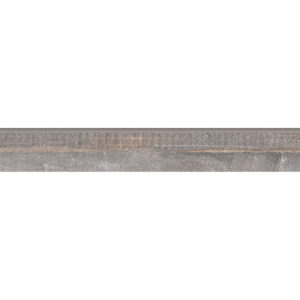 3 1/2" X 24" Vintage Wood Porcelain Glazed Bullnose : Pearl